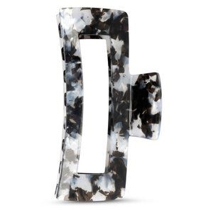 KITSCH Eco-Friendly Jumbo Open Square Claw Clip - Black & White